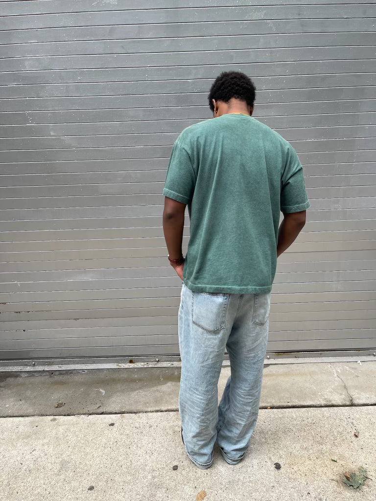 OIL GREEN T-SHIRT
